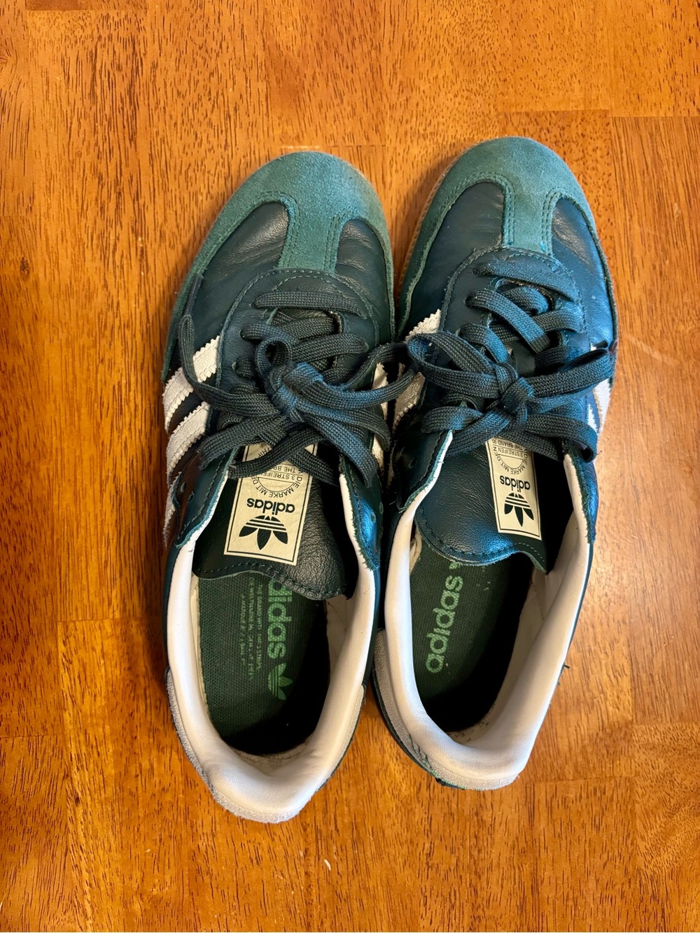 Adidas Samba OG Green Suede Shoes
